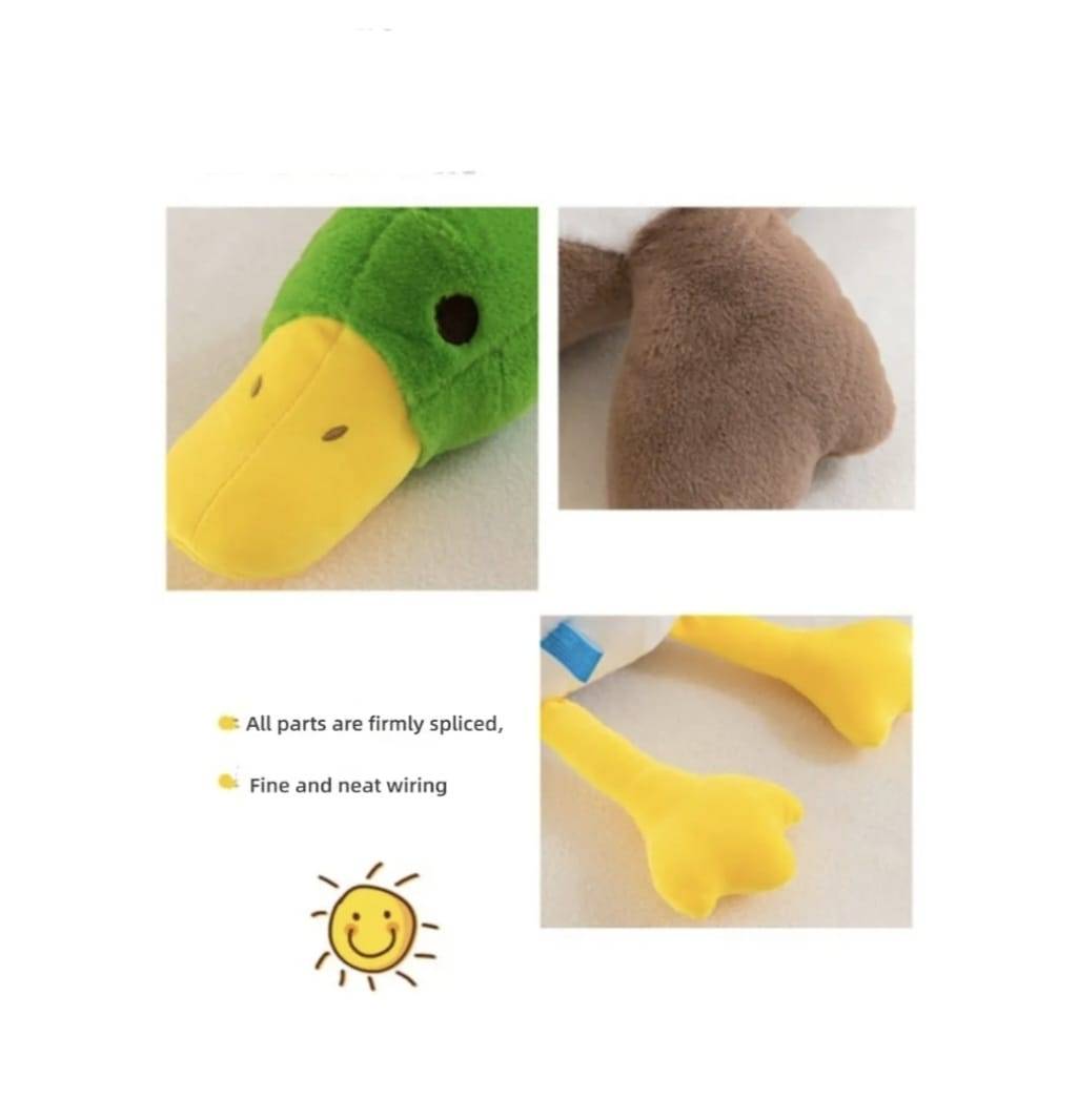 Rata de plus, tip perna, pufoasa, moale, multicolor, 60 cm