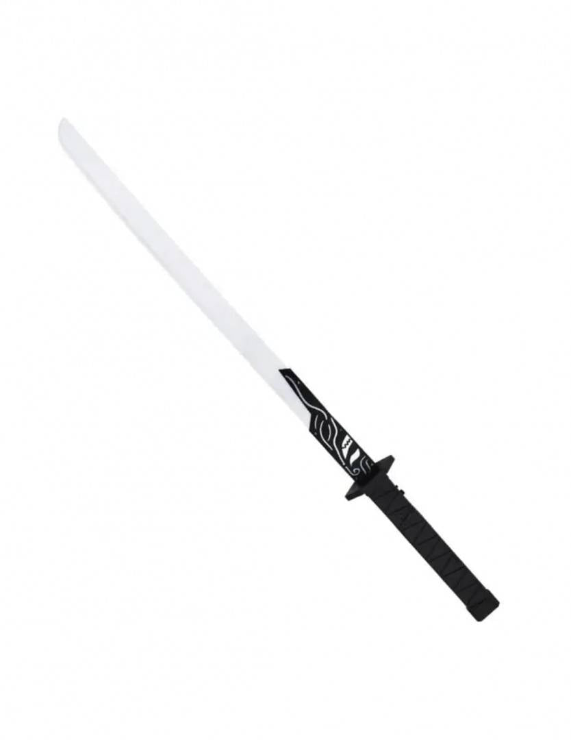 Sabie de jucarie, Ninja Katana Samurai, sunete si lumini, multicolor, 80 cm