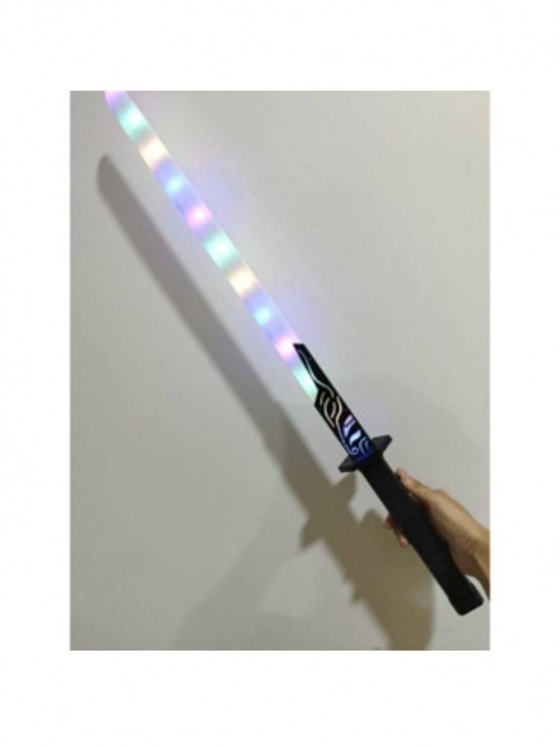 Sabie de jucarie, Ninja Katana Samurai, sunete si lumini, multicolor, 80 cm