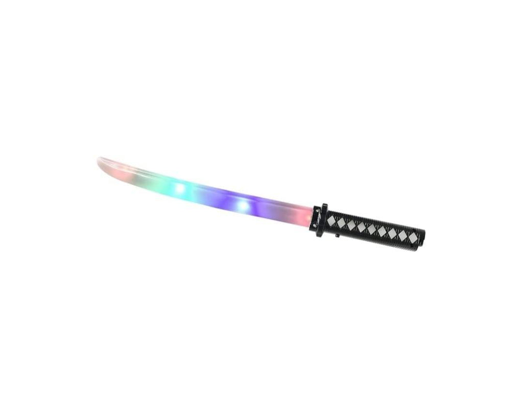 Sabie de jucarie, Ninja Samurai, sunete si lumini, multicolor, 67 cm