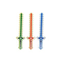 Sabie de jucarie, tip Minecraft, sunete si lumini, multicolor, 60 cm