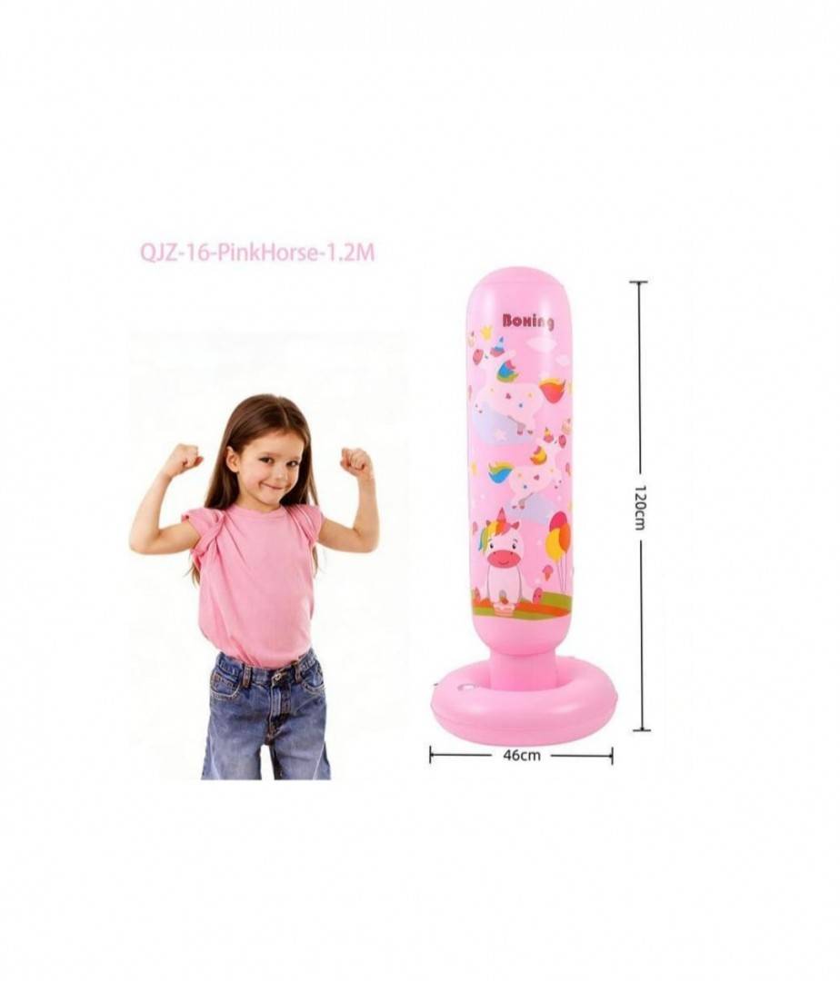 Sac de box gonflabil, MASHASHOP, model Ponei/Hamburger/Happy, 120 cm