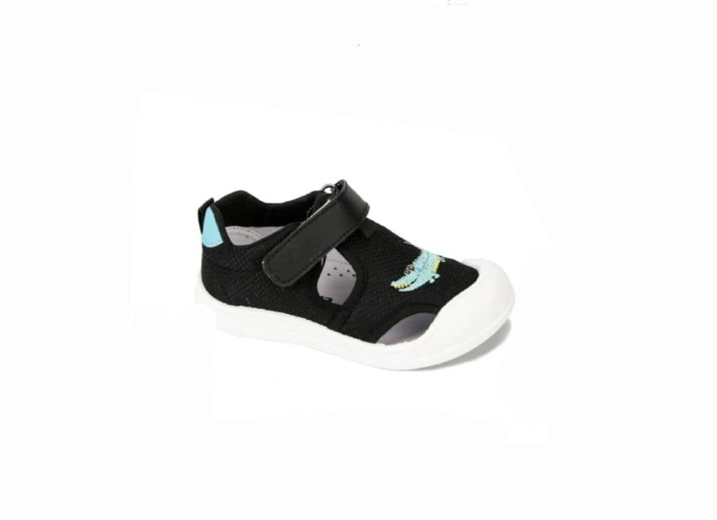 Sandale baieti, panza cu scai, decupaje și branț din piele, multicolor, marimea 25 - marimea 30