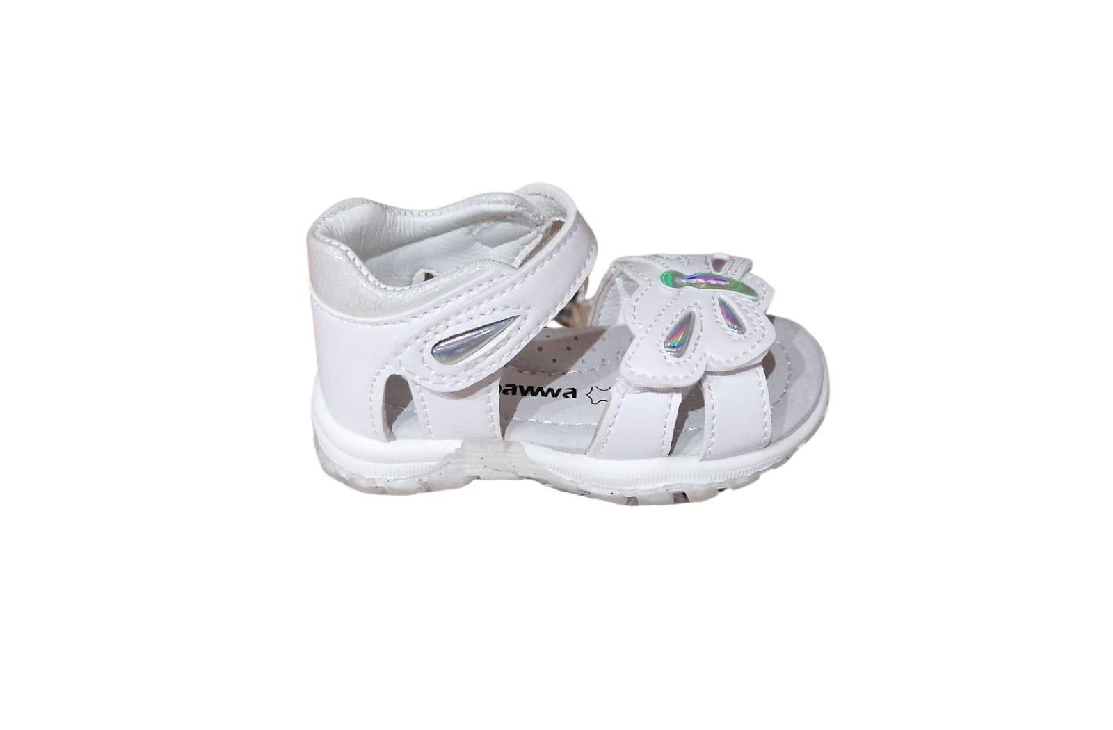 Sandale Fluturas, Apawwa GX469, alb, 19 EU - 24 EU