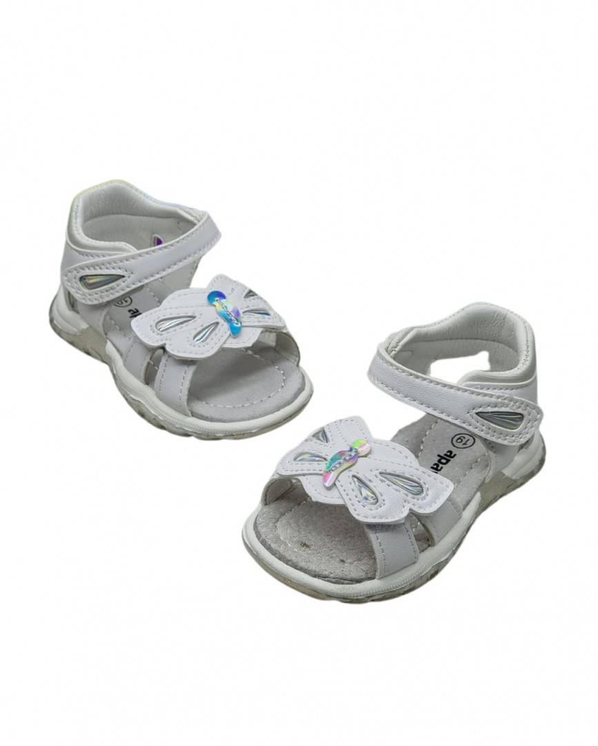 Sandale Fluturas, Apawwa GX469, alb, 19 EU - 24 EU