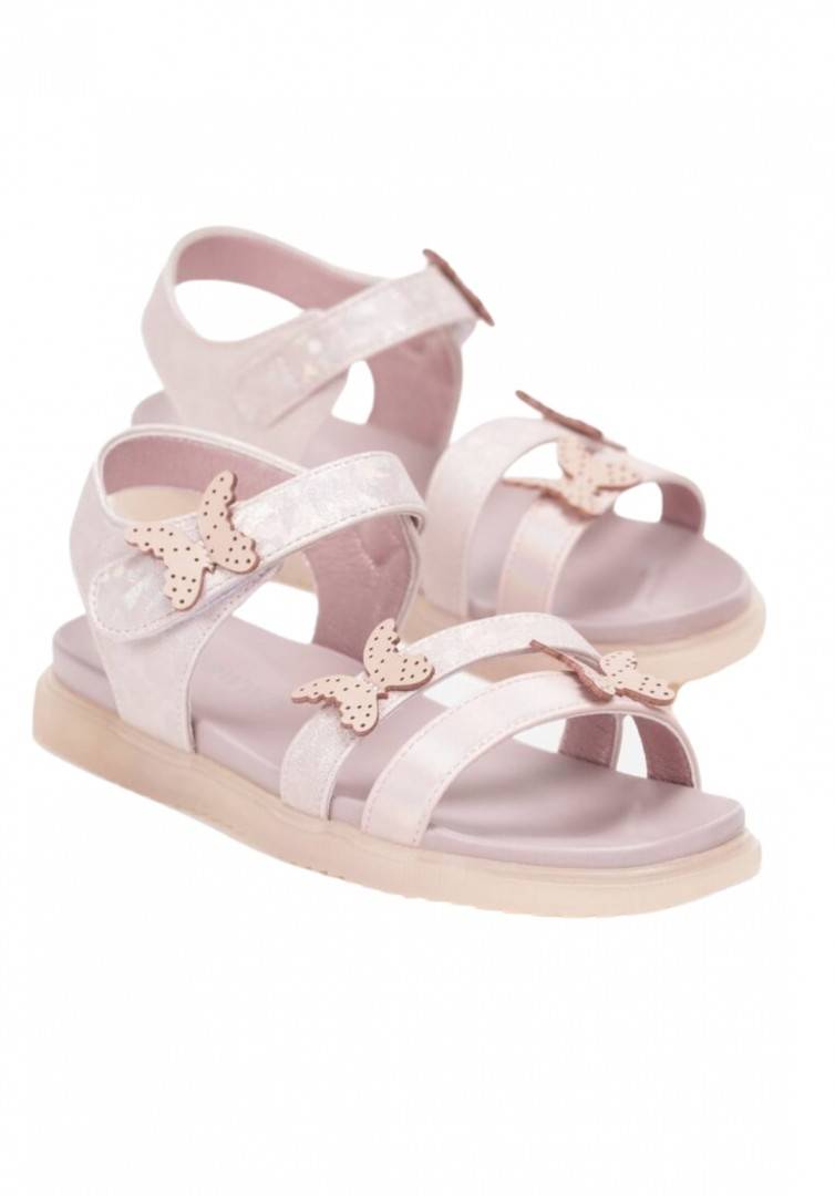 Sandale Fluturas GX409, cu sclipici, pink, 31 EU - 36 EU