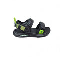 Sandale pentru baieti, P3110R, model de vara, negru/verde, marimea 32 - marimea 36