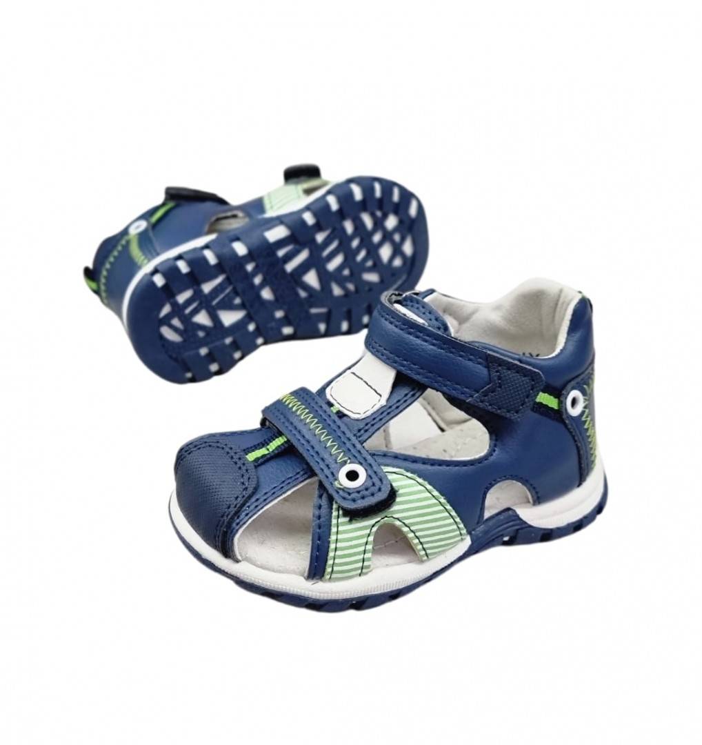 Sandale Piele baieti, Apawwa HX142, blue, 19 EU - 24 EU