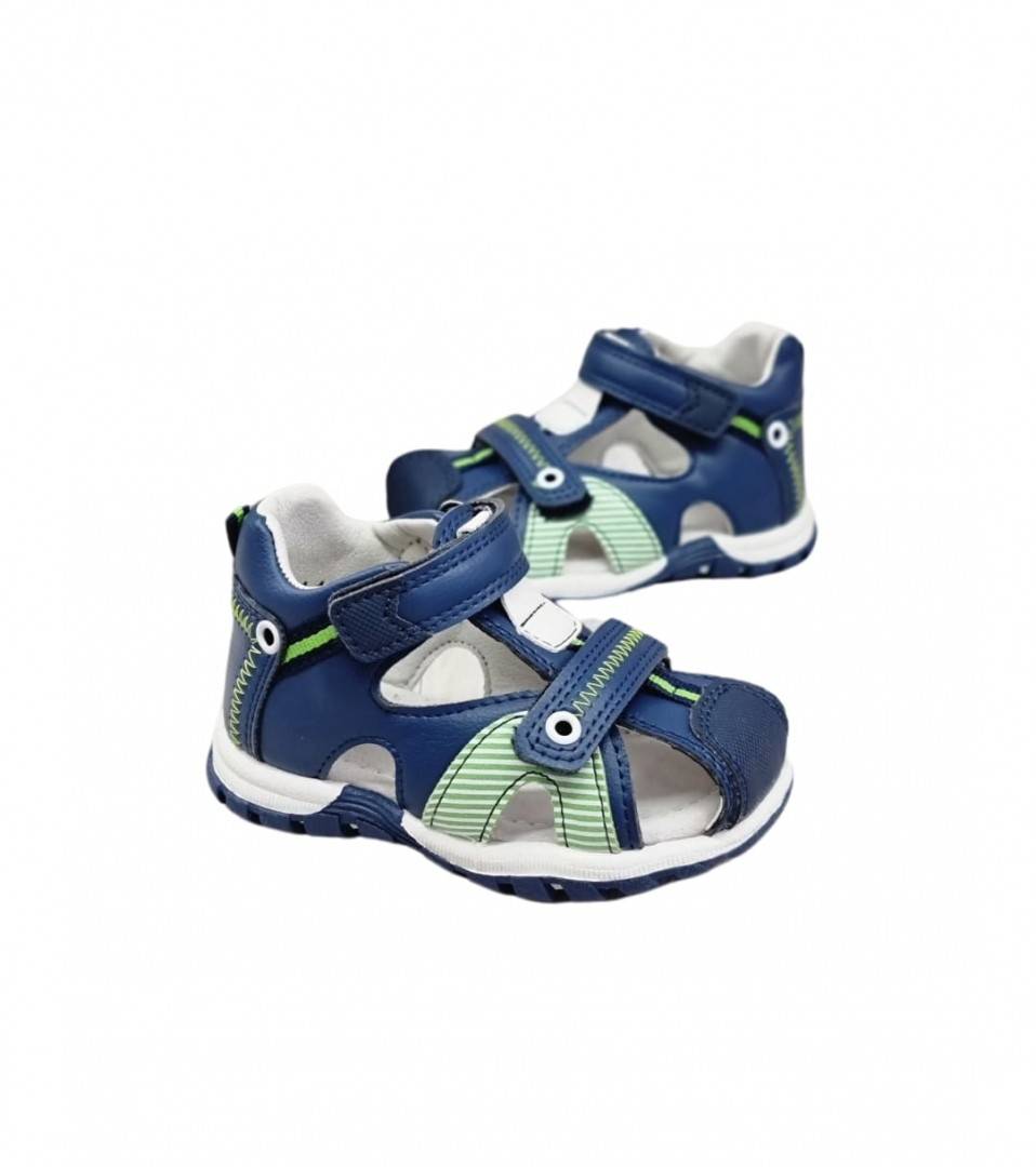 Sandale Piele baieti, Apawwa HX142, blue, 19 EU - 24 EU