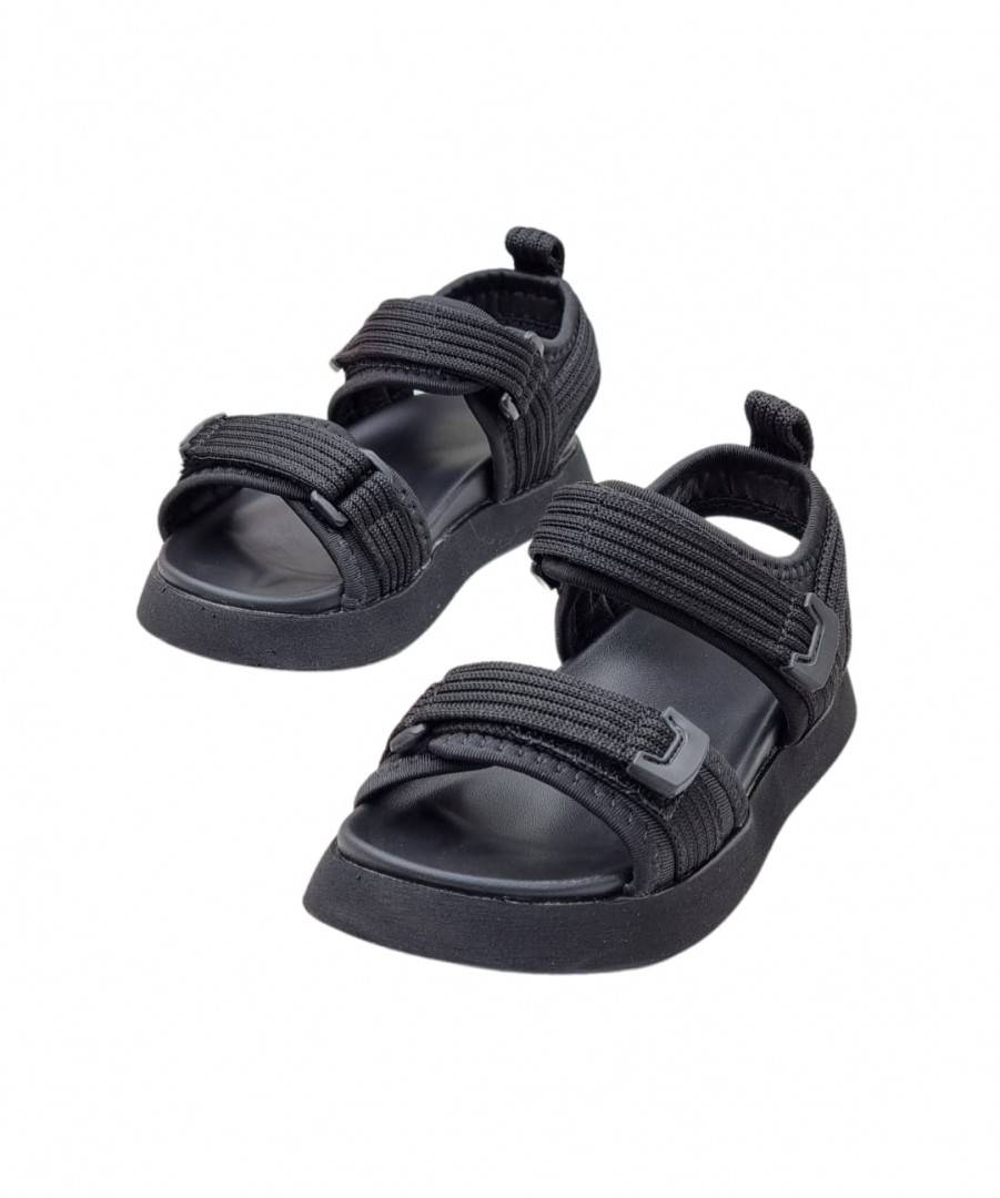 Sandale sport fete, cu arici, Apawwa TX345, negru, 32 EU- 37 EU