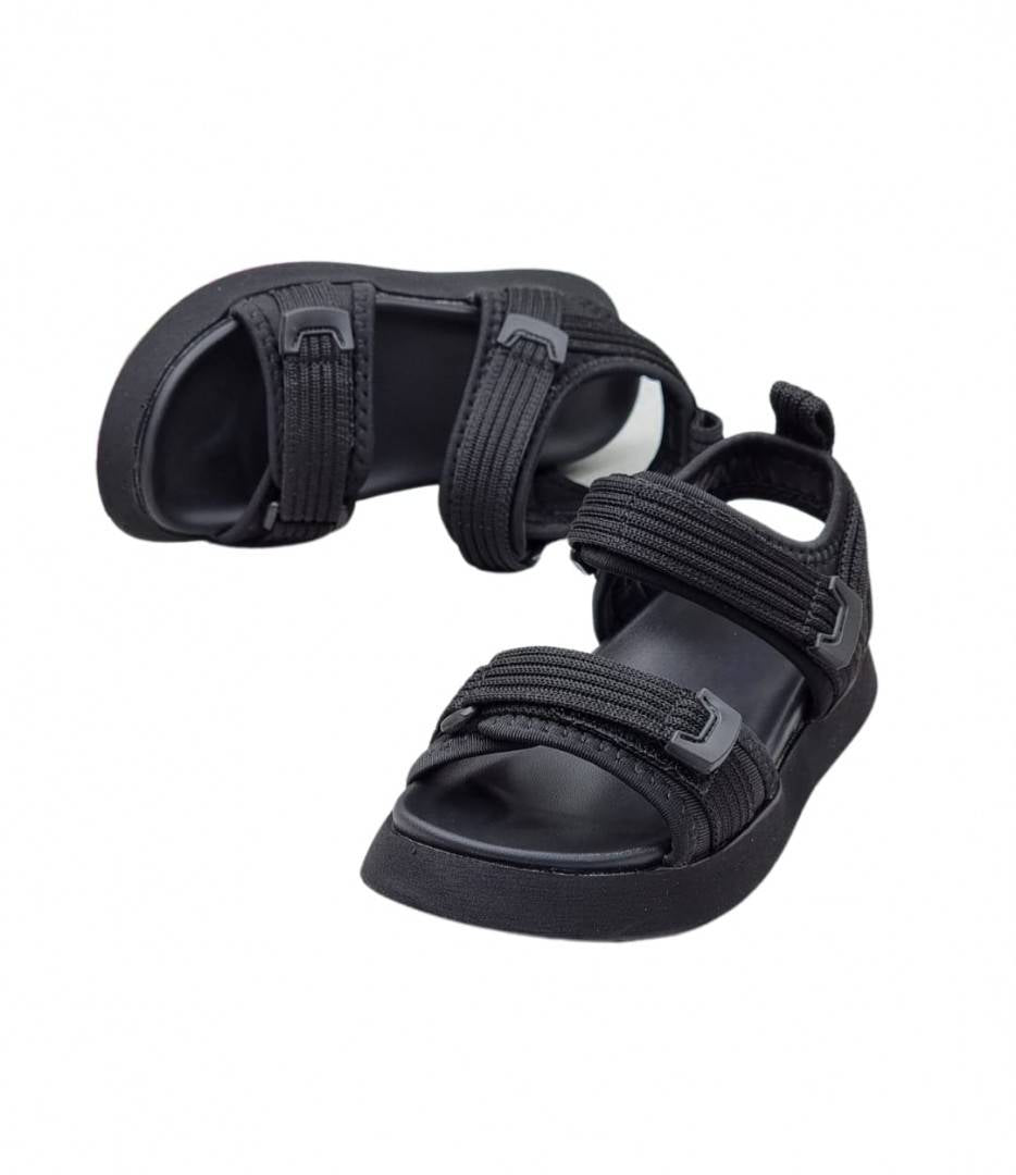 Sandale sport fete, cu arici, Apawwa TX345, negru, 32 EU- 37 EU