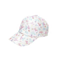 Sapca de soare pentru copii, imprimeu Fluturasi, bumbac, 48 - 50 cm, 3 ani - 6 ani