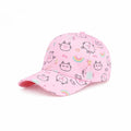 Sapca de soare pentru copii, imprimeu Pisici, bumbac, 48 - 50 cm, 3 ani - 6 ani