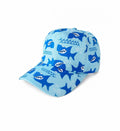 Sapca de soare pentru copii, imprimeu Rechin, bumbac, 48 - 50 cm, 3 ani - 6 ani
