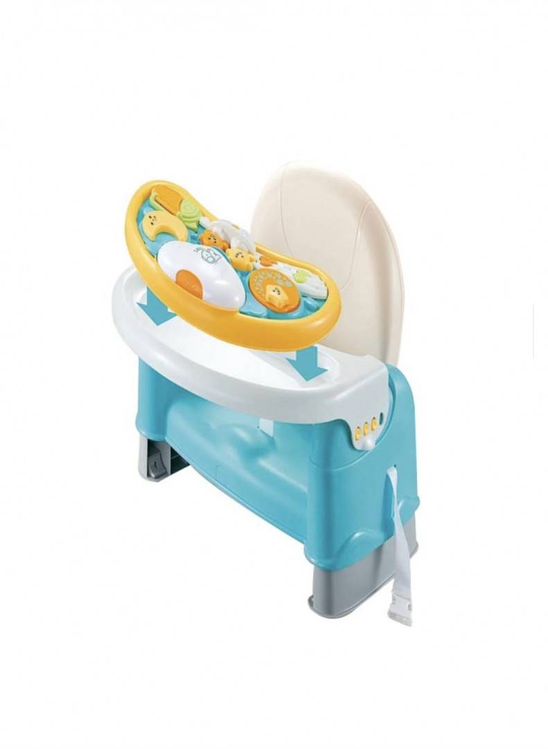 Scaun de masa bebe, 3 in 1, albastru, 6 luni+