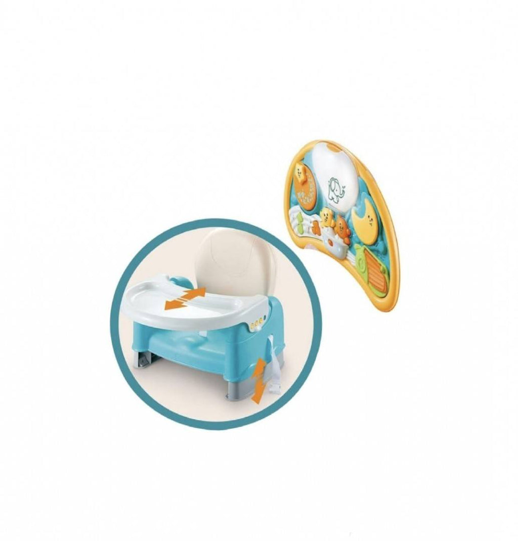 Scaun de masa bebe, 3 in 1, albastru, 6 luni+