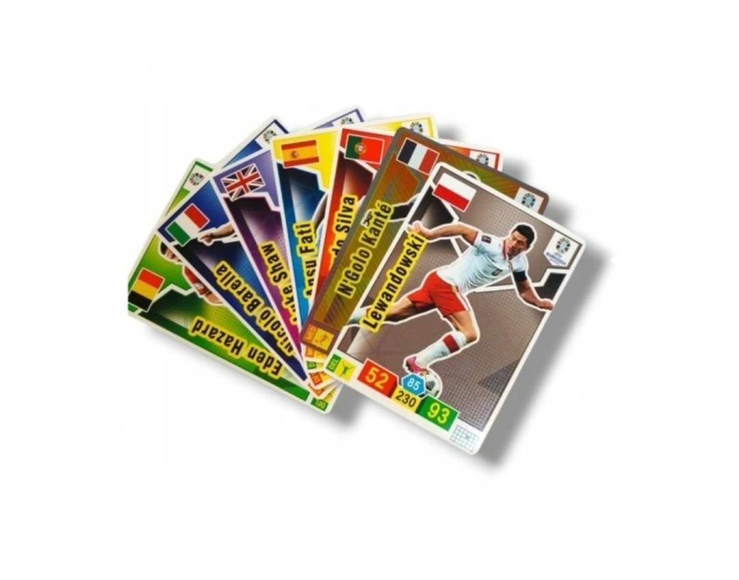 Set 1 Pachet de cartonase, Album de fotbal, UEFA EURO 2024, 3D, pentru 216 cartonase, verde, 20 cm x 15 cm