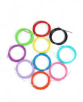 Set 10 Filament pentru Creionul 3D, PLA, 50 m, 1,75 mm, multicolor
