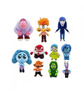 Set 10 Mascote de plus, Emotii, Inside out, multicolor, 30 cm - 40 cm