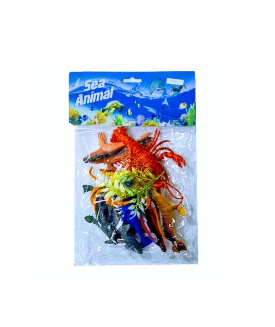 Set 11 Figurine, Animale marine, multicolor, 9 cm - 17 cm