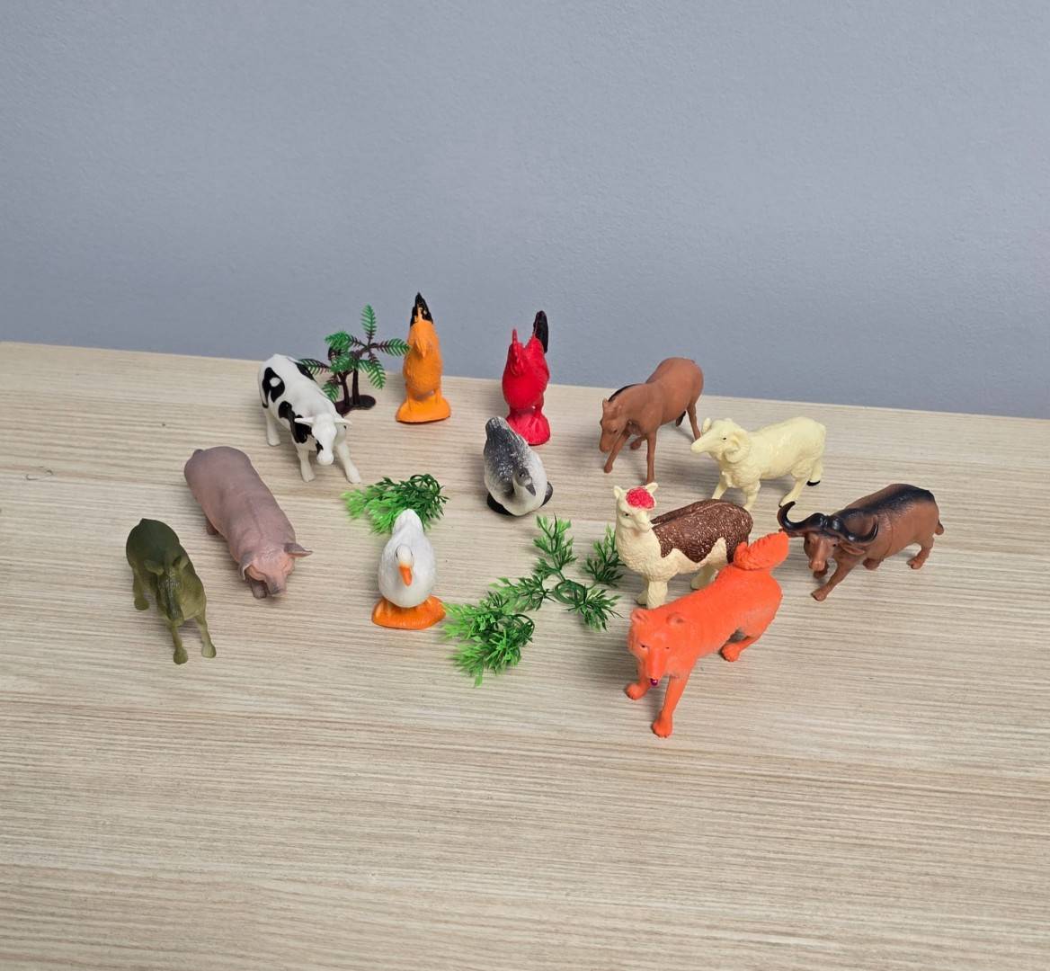 Set 12 Figuirne Animale Domestice, multicolor, 5 cm - 9 cm