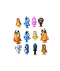 Set 12 Figurine, Familia Bluey si Bingo si prietenii sai, MASHASHOP, multicolor, 5 cm - 8 cm