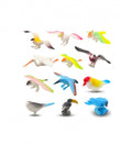 Set 12 Figurine, Pasarile Lumii, multicolor, 6 cm