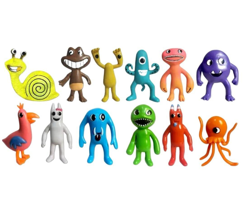 Set 12 Figurine tip BanBan, multicolor, 9 cm