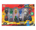 Set 12 Figurine, tip Ninjago, multicolor, 5 cm