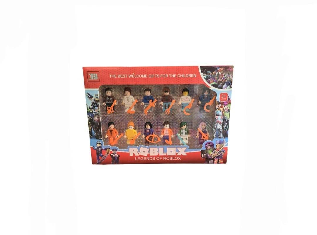 Set 12 Figurine, tip Roblox, multicolor, 5 cm