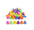 Set 12 Ratuste de baie, stropesc si plutesc, Distractive si Interactive, multicolor, cauciuc, 3 cm