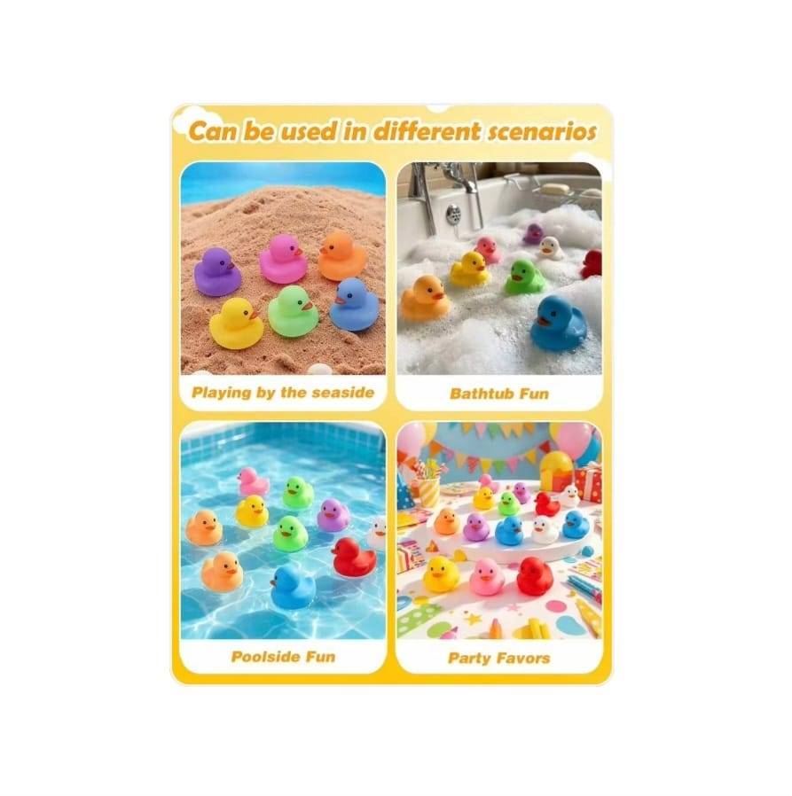 Set 12 Ratuste de baie, stropesc si plutesc, Distractive si Interactive, multicolor, cauciuc, 3 cm