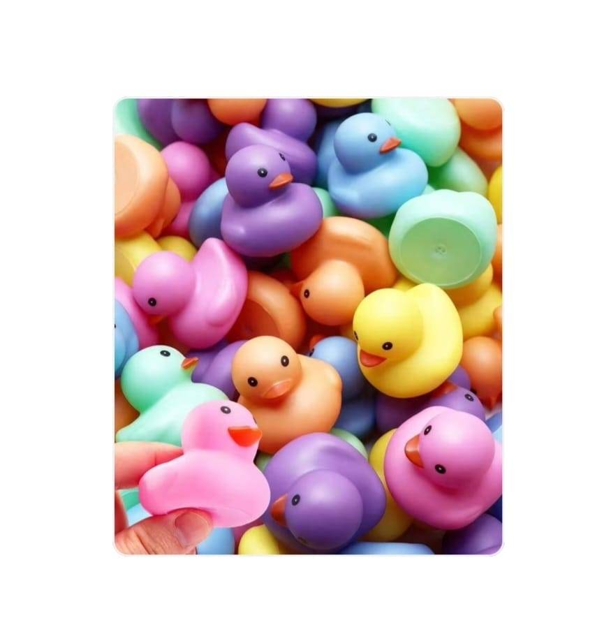 Set 12 Ratuste de baie, stropesc si plutesc, Distractive si Interactive, multicolor, cauciuc, 3 cm