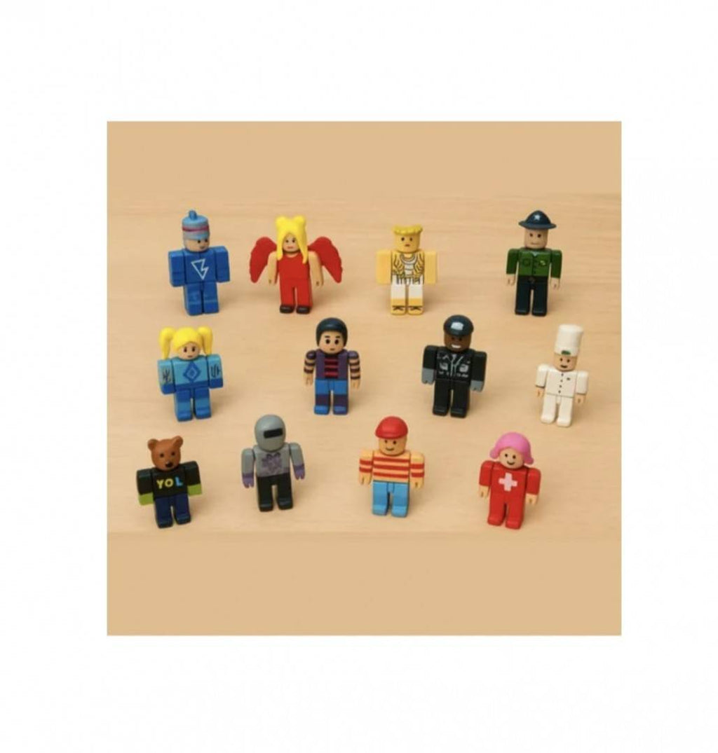 Set 16 figurine Roblox, galben/albastru, 7 cm