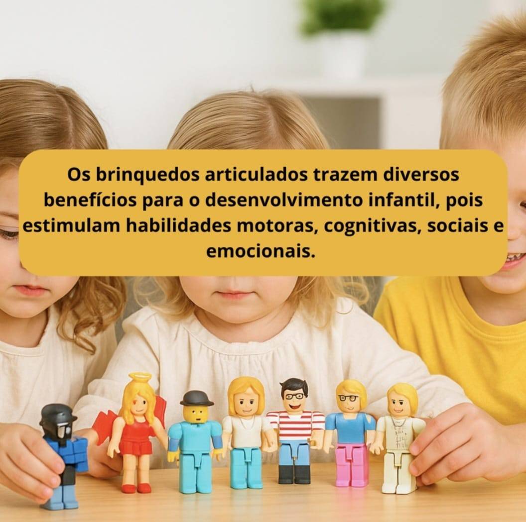 Set 16 figurine Roblox, galben/albastru, 7 cm