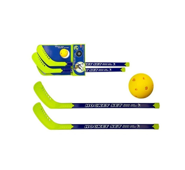 Set 2 Crose pentru copii,  Hockey, minge, multicolor, 75 cm, 5 ani+