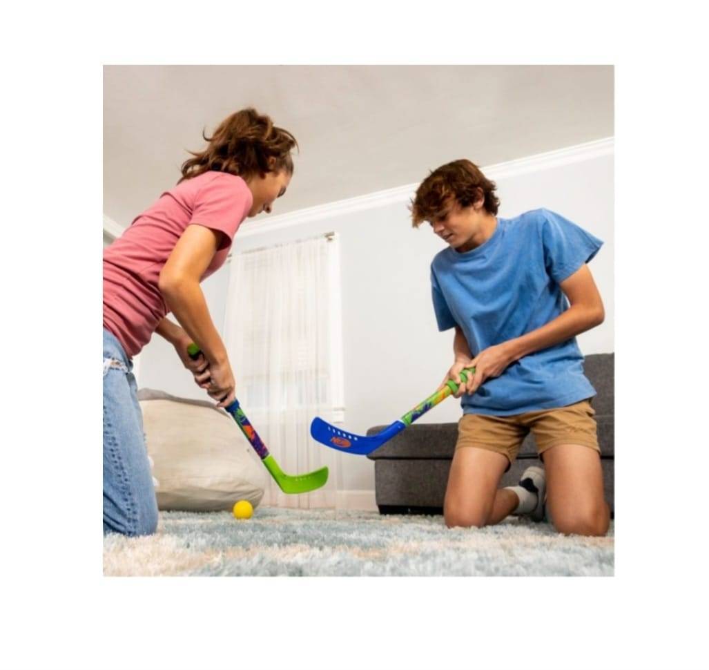 Set 2 Crose pentru copii,  Hockey, minge, multicolor, 75 cm, 5 ani+