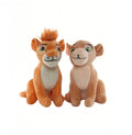 Set 2 Figurine de plus, Nala si Simba, Garda Felina, multicolor, 21 cm