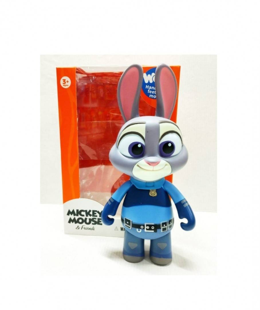 Set 2 figurine, Iepurasul si Vulpea, Zootopia, Judy si Nick, multicolor, 22 cm
