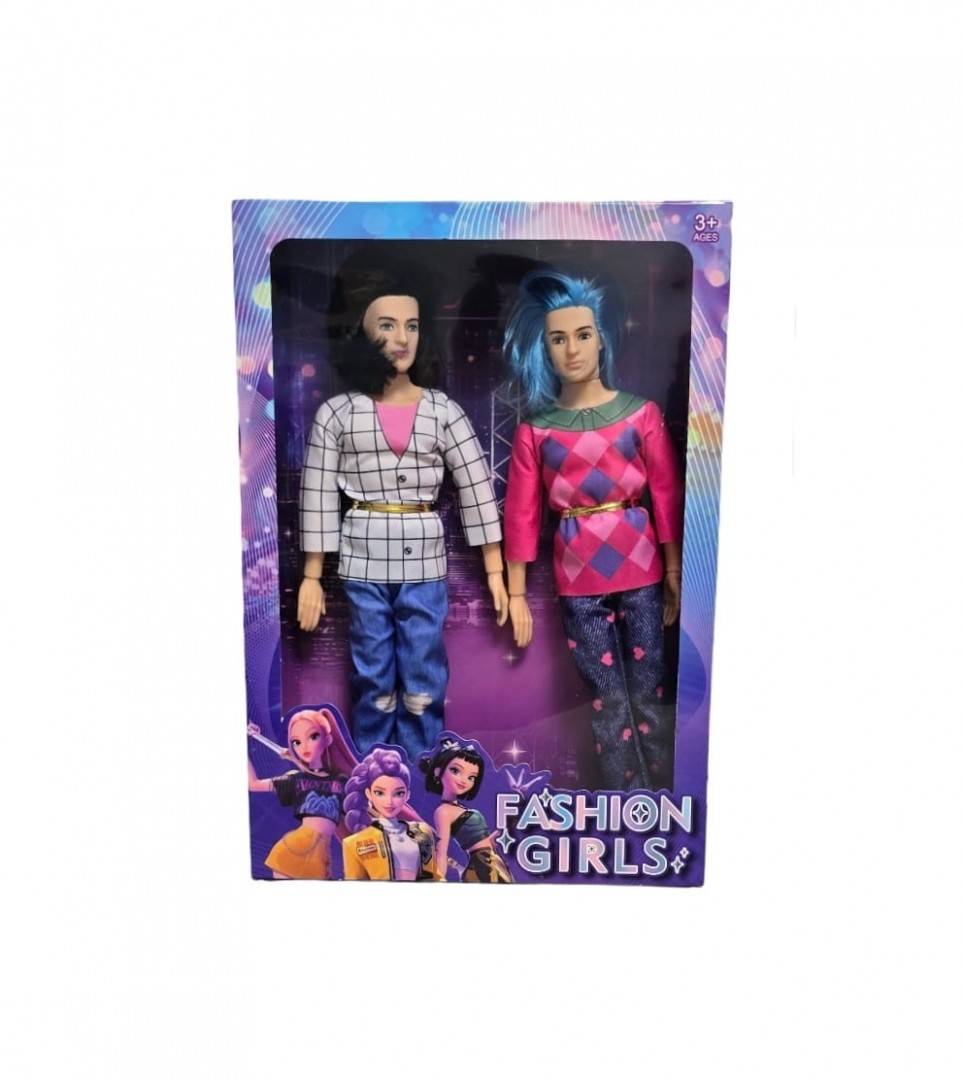 Set 2 Figurine, K-POP Demon Hunter, multicolor, 29 cm
