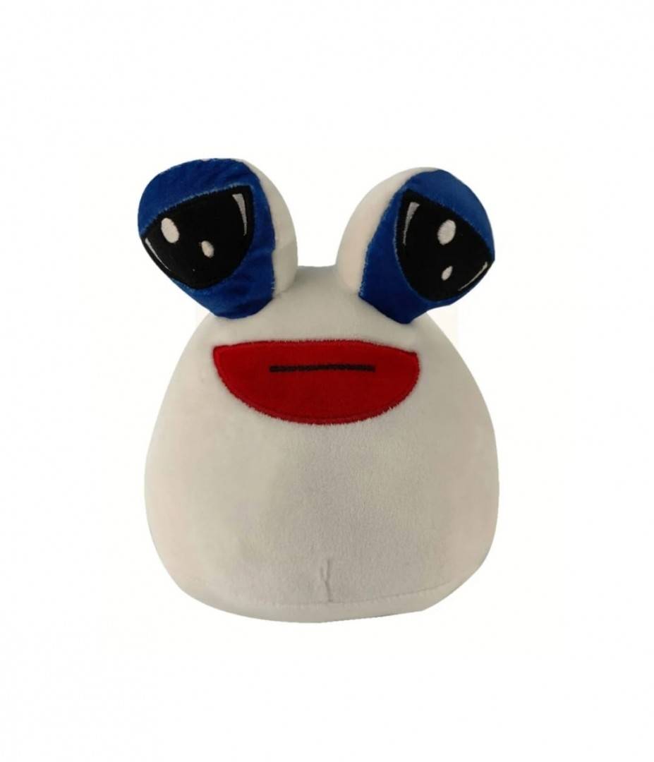 Set 2 Jucarii de plus, Pou, negru/alb, 21 cm