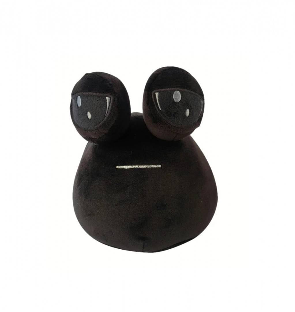 Set 2 Jucarii de plus, Pou, negru/alb, 21 cm