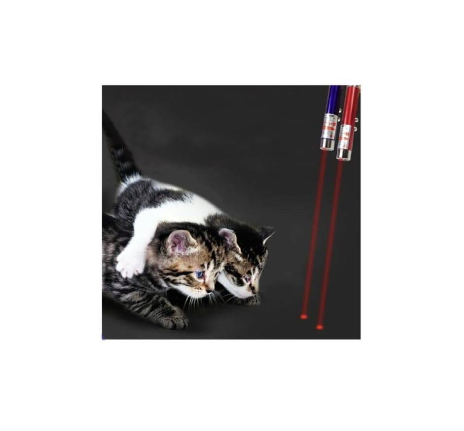 Set 2 Jucarii pentru pisici, 1 Lasere 3 in 1, 1 Lanterna si Laser, Iluminare, Laser, Lumina verde, Lumina rosie, MASHASHOP, m