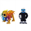 Set 2 Mascoate de plus, Nightmare Critters Plush Poppy Playtime Chapter, negru/multicolor, 25 cm - 30 cm