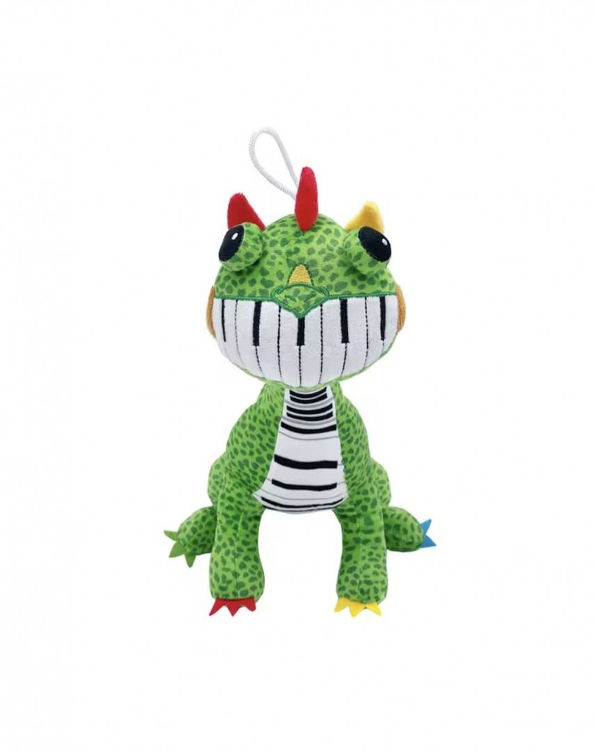 Set 2 Mascoate de plus, Nightmare Critters Plush Poppy Playtime Chapter, verde deschis/multicolor, 25 cm - 30 cm