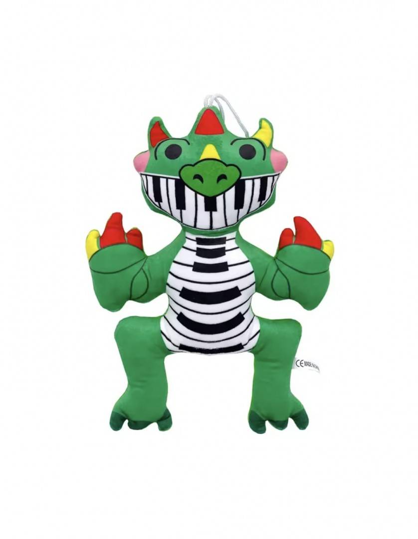Set 2 Mascoate de plus, Nightmare Critters Plush Poppy Playtime Chapter, verde/multicolor, 25 cm - 30 cm