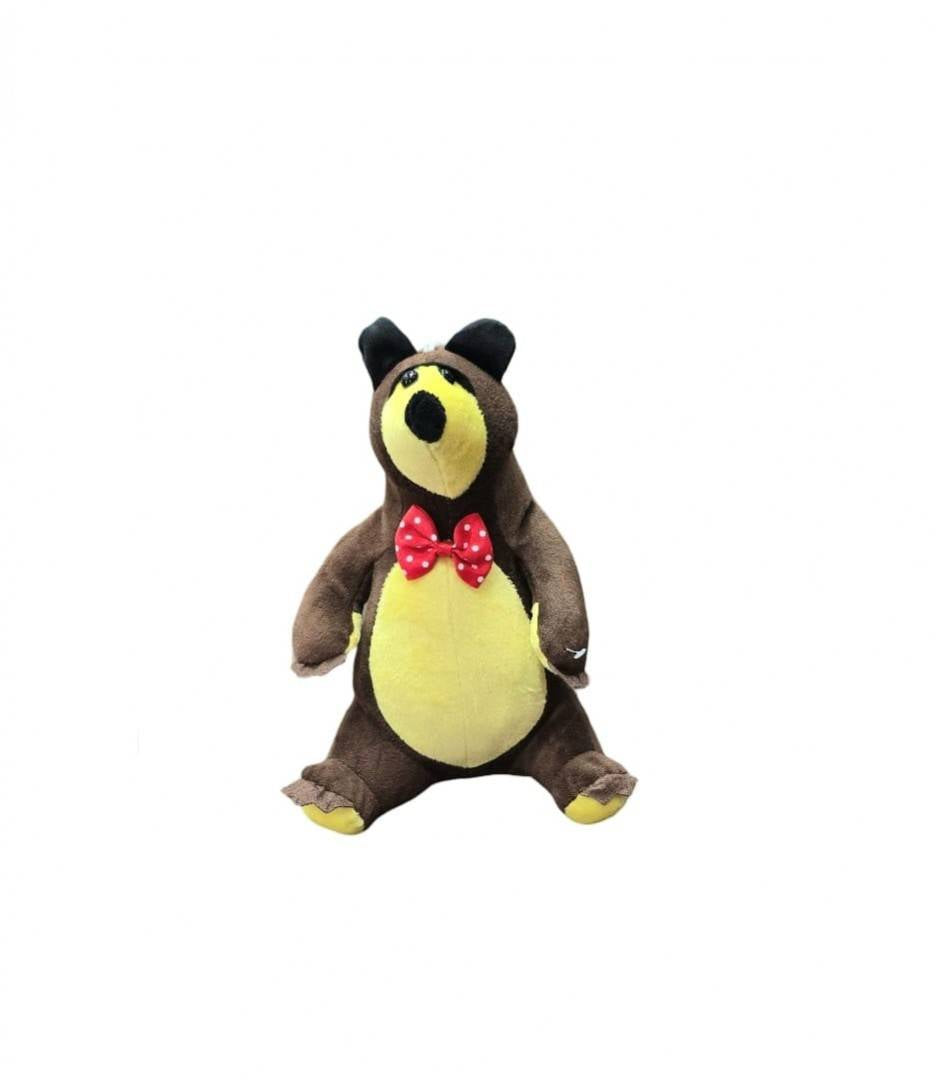 Set 2 Mascote de plus, Masha si Ursul Misha, multicolor, 25 cm