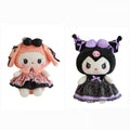 Set 2 Papusi de plus, Kuromi din seria Hello Kitty Sanrio, multicolor, 50 cm