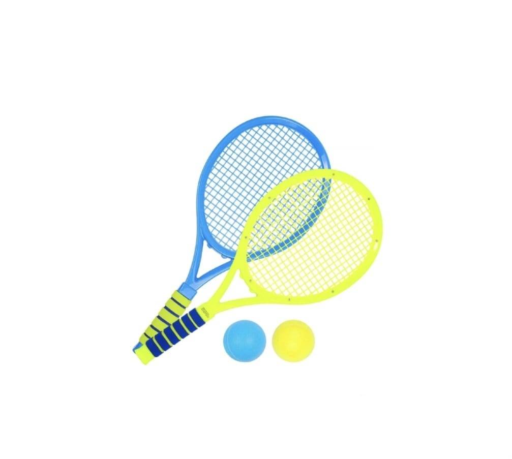 Set 2 rachete tenis pentru copii, multicolor, 43 cm, 5 ani+