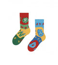 Set 2 Sosete pentru baieti, model Dino, multicolor, 1 an